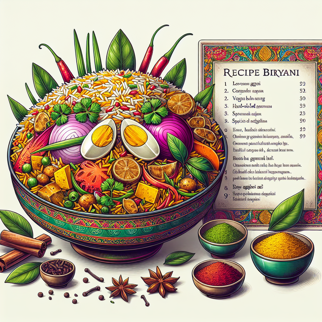 Nationalgericht Sri Lanka: Biryani (Rezept)