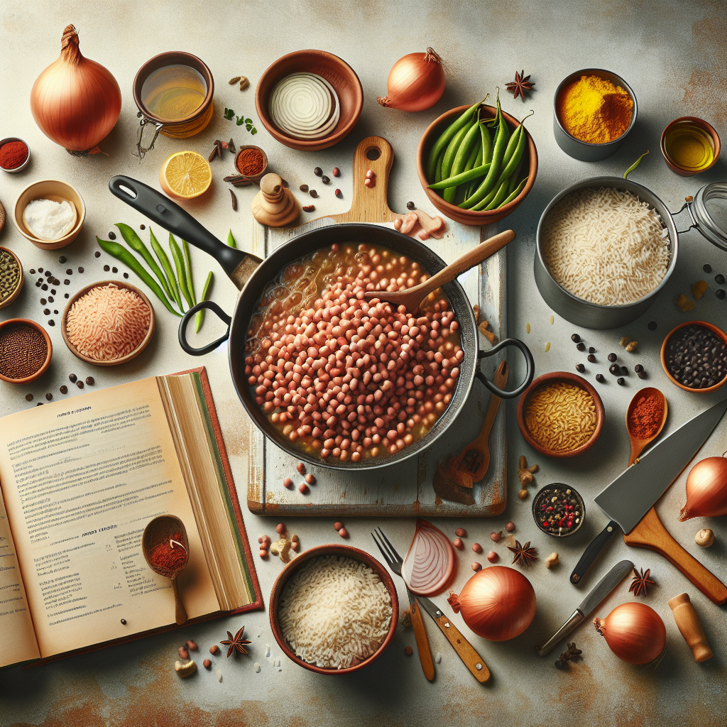 Nationalgericht St. Vincent und die Grenadinen: Pigeon Peas and Rice (Rezept)