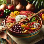 Nationalgericht Suriname: #Moksi Alesi# (Rezept)