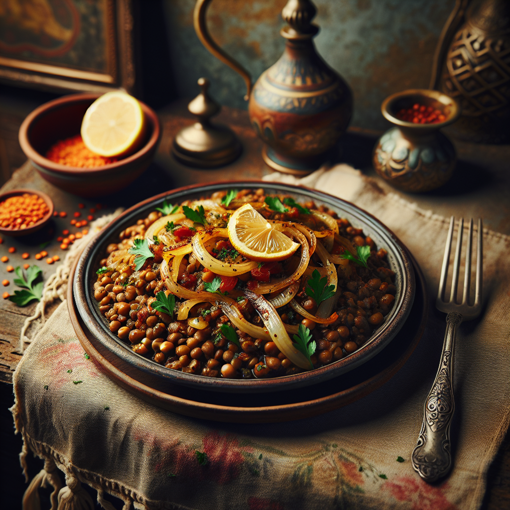 Nationalgericht Syrien: Mujadara (Rezept) (Rezept)