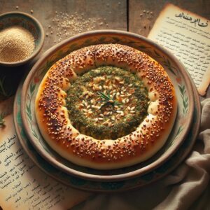 Nationalgericht Syrien: Zaatar Manakish (Rezept)
