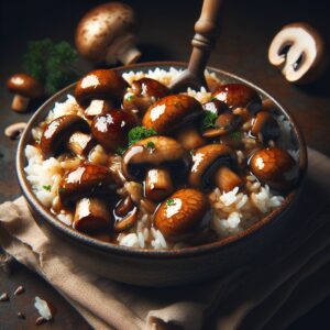 Nationalgericht Taiwan: #Braised Mushroom Rice# (Rezept)