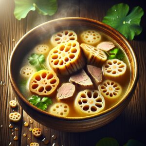 Nationalgericht Taiwan: #Lotus Root Soup# (Rezept)