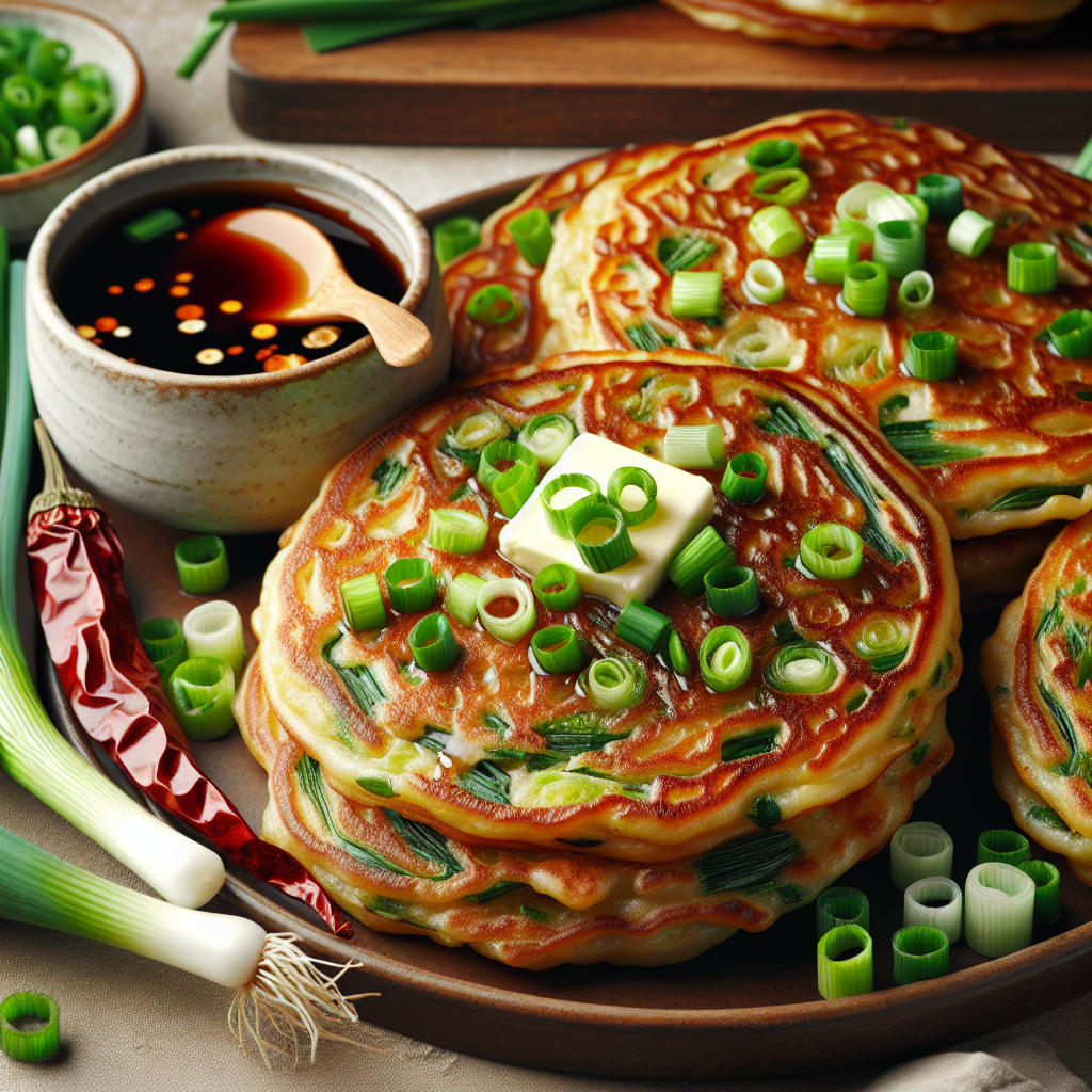 Nationalgericht Taiwan: Scallion Pancakes (Rezept)