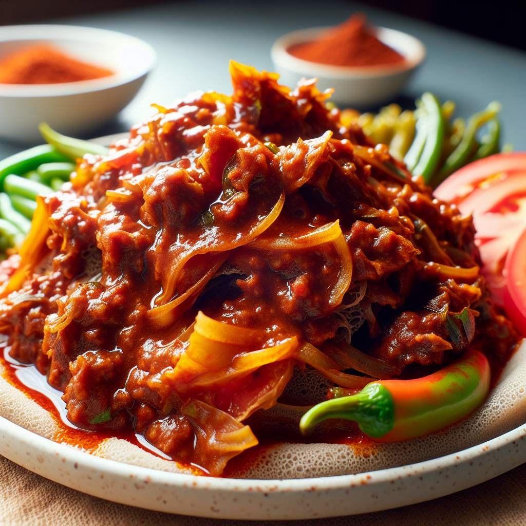 Nationalgericht Äthiopien: Yetsom Firfir (Rezept)