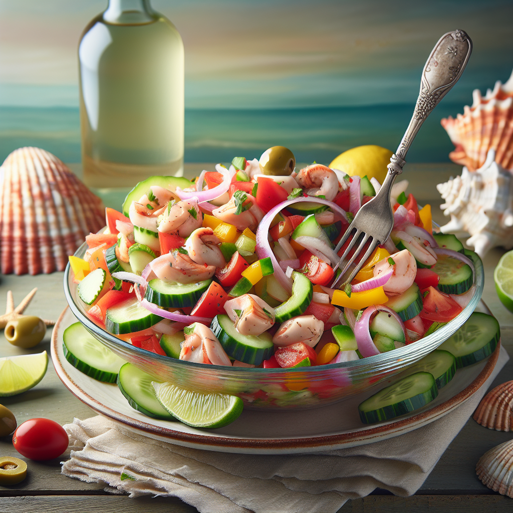 Nationalgericht Turks und Caicos: conch Salad (Rezept)