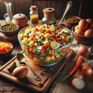 Nationalgericht Ukraine: Salat Olivye (Rezept)