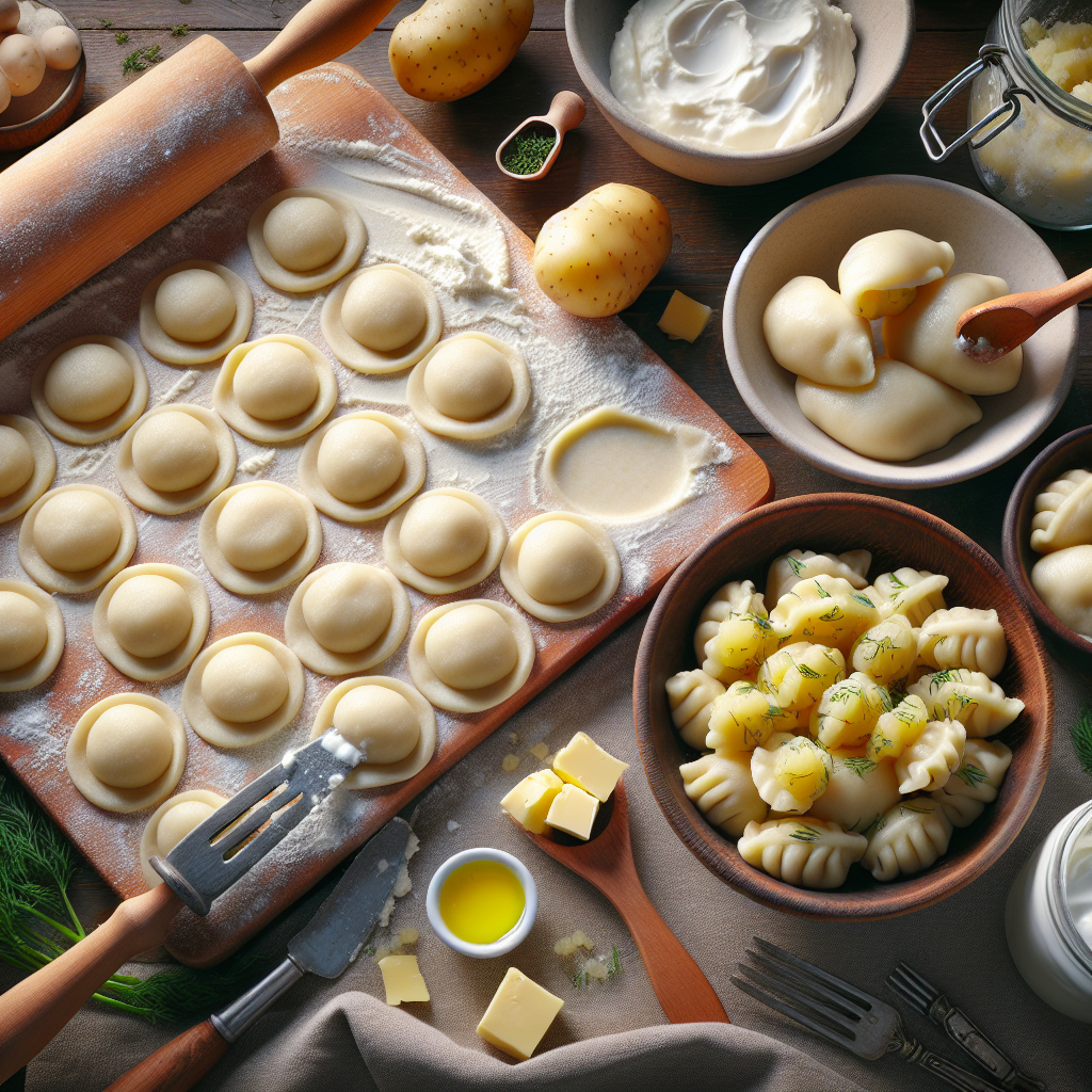 Nationalgericht Ukraine: Vareniki mit Kartoffeln (Rezept)