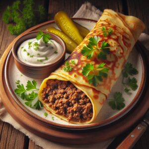 Nationalgericht Ungarn: #Húsos palacsinta# (Rezept)