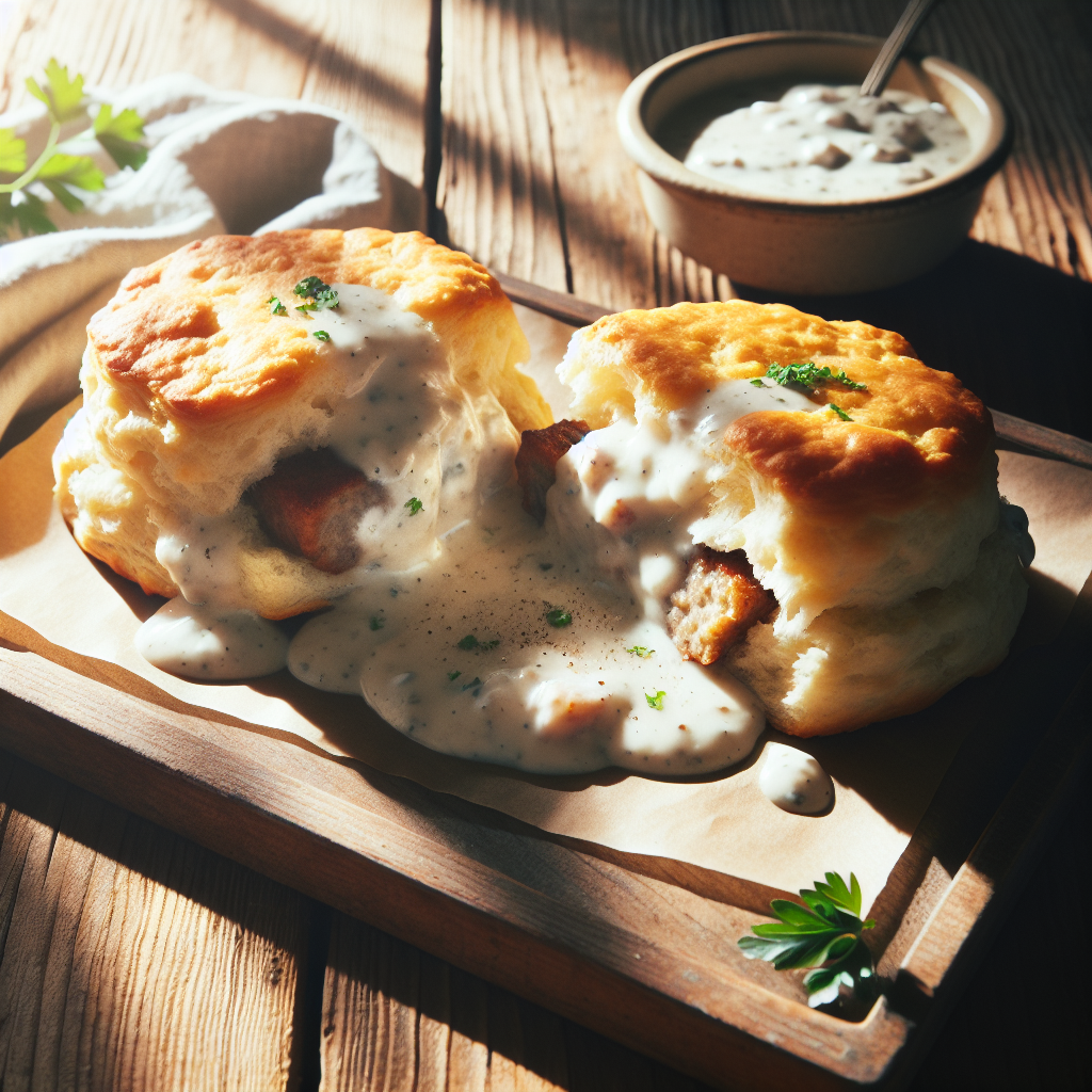 Nationalgericht USA: Biscuits and Gravy (Rezept)