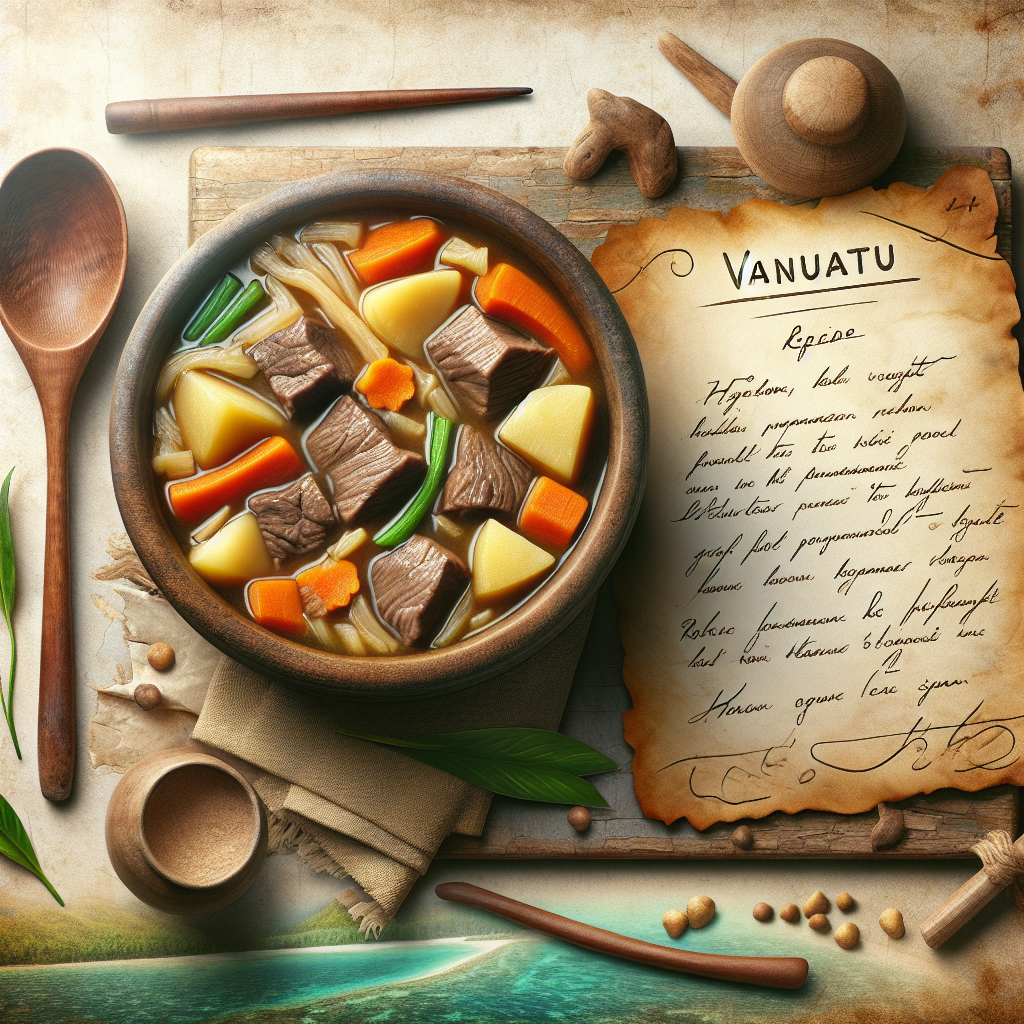 Nationalgericht Vanuatu: Vanuatu Beef Stew (Rezept)