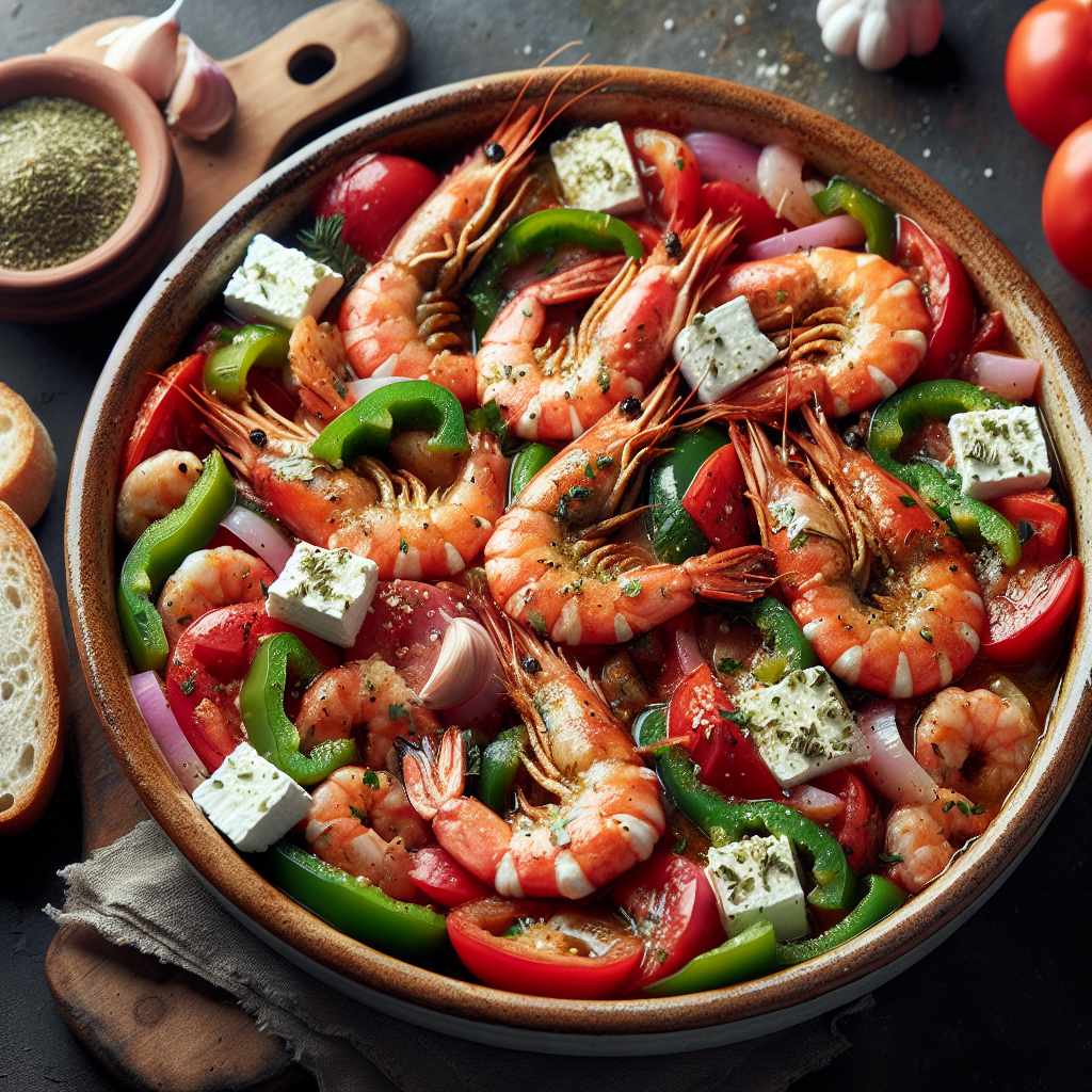 Nationalgericht Zypern: Prawn Saganaki (Rezept)