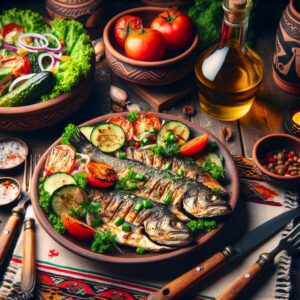 Nationalgericht Albanien: Peshk në Zgarë (Rezept)