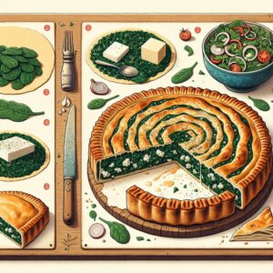 Nationalgericht Albanien: Pite me Spinaq (Rezept)