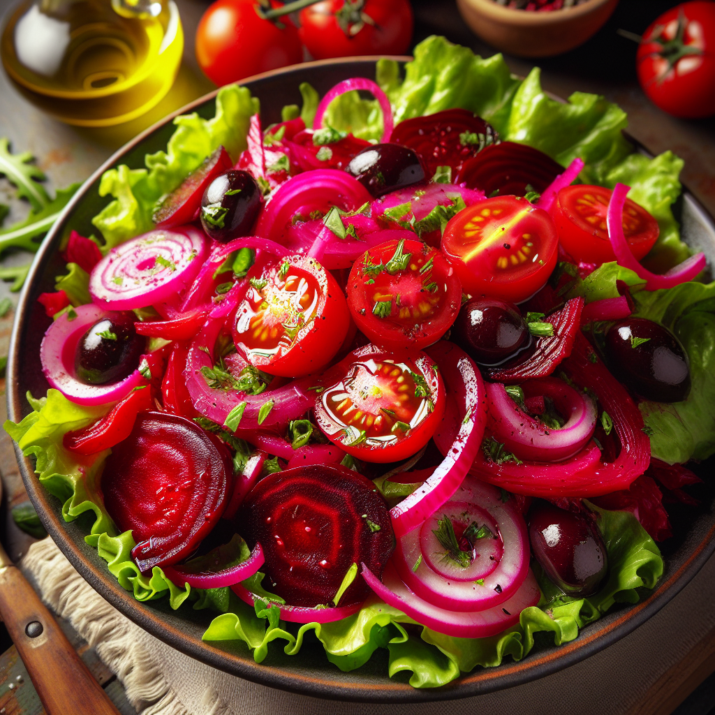Nationalgericht Albanien: #Sallatë me Panxhar# (Rezept)