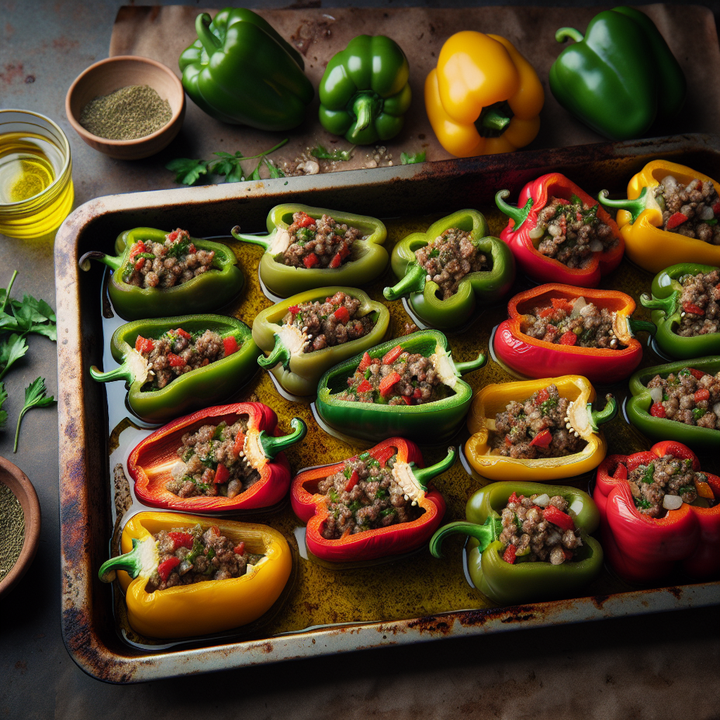 Nationalgericht Albanien: #Speca të Fërguara# (Rezept)