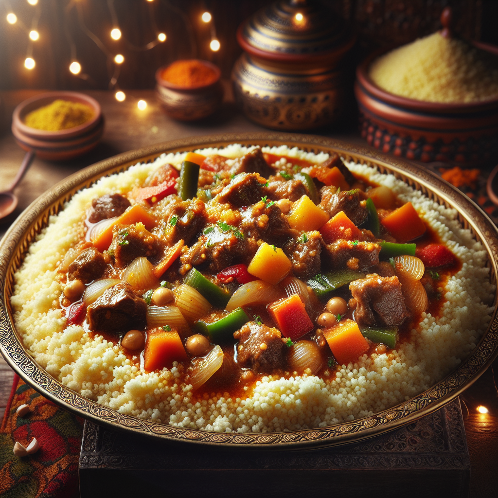 Nationalgericht Algerien: #Kouskous bel advi# (Rezept)