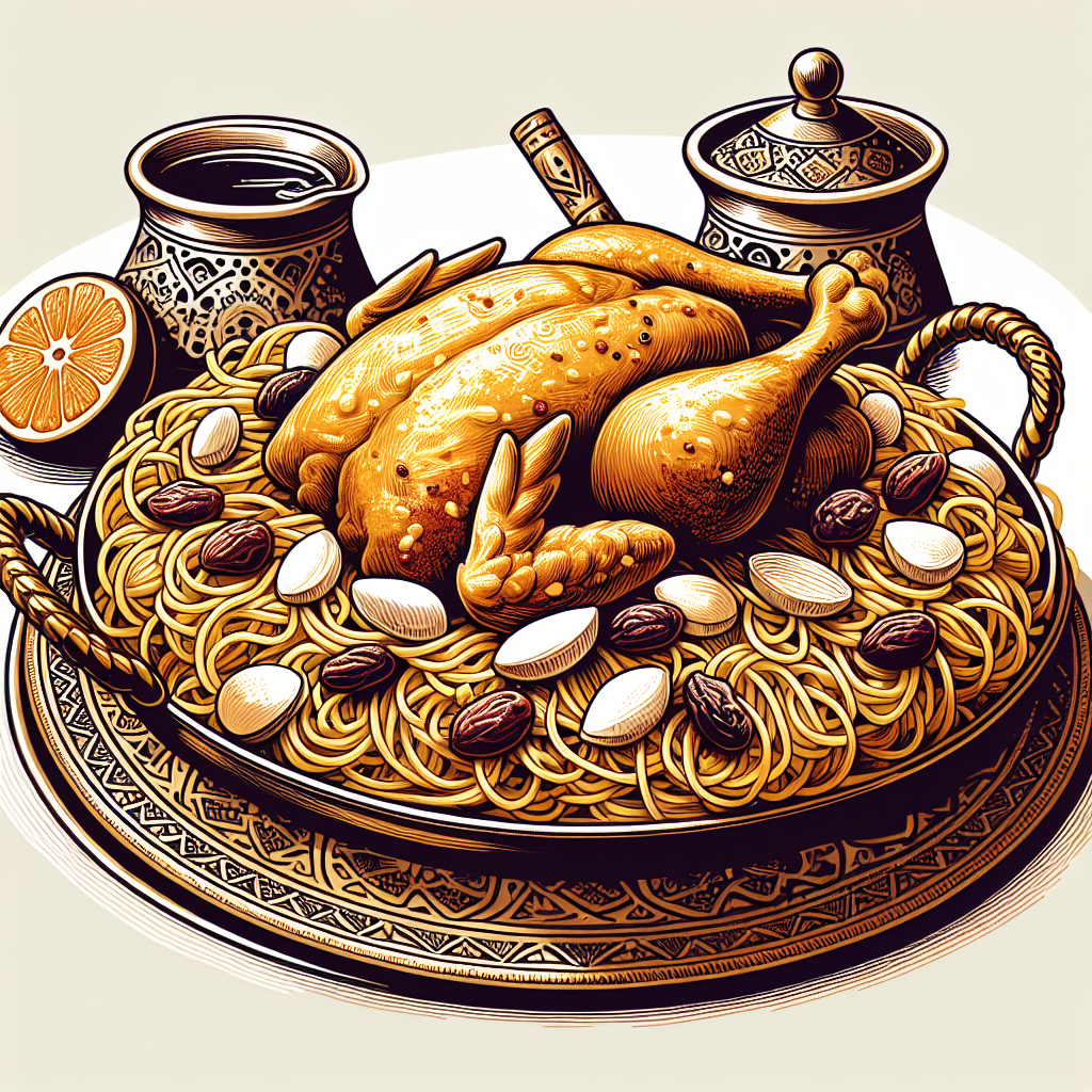 Nationalgericht Algerien: #Seffa b’djedj# (Rezept)