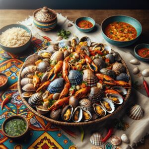 Nationalgericht Angola: Mariscos Cozidos com Gindungo (Rezept)