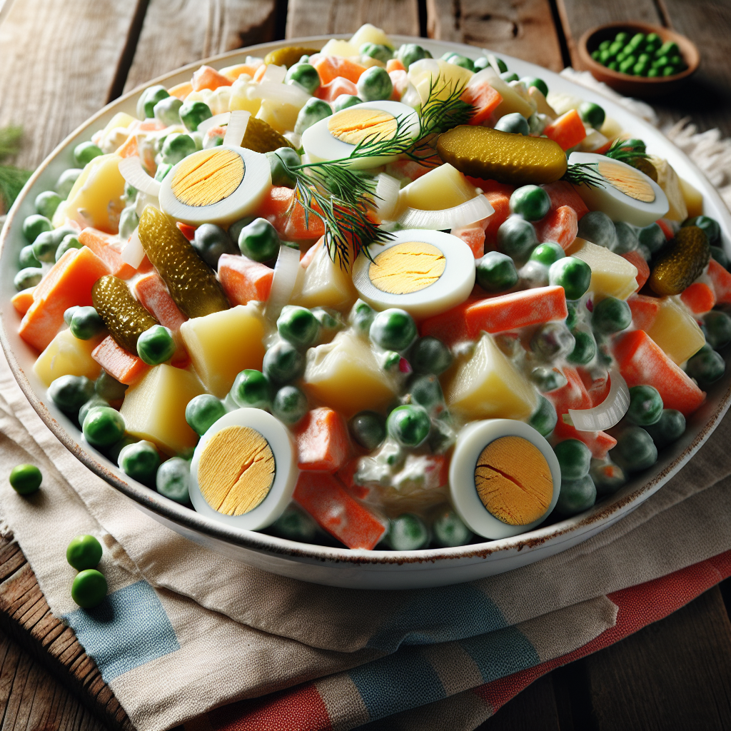 Nationalgericht Argentinien: #Ensalada rusa# (Rezept)