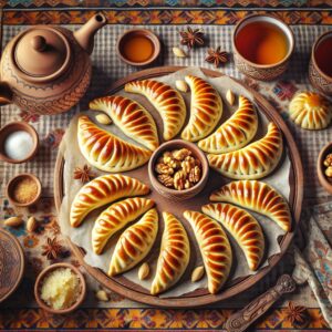 Nationalgericht Aserbaidschan: Shekerbura (Rezept)