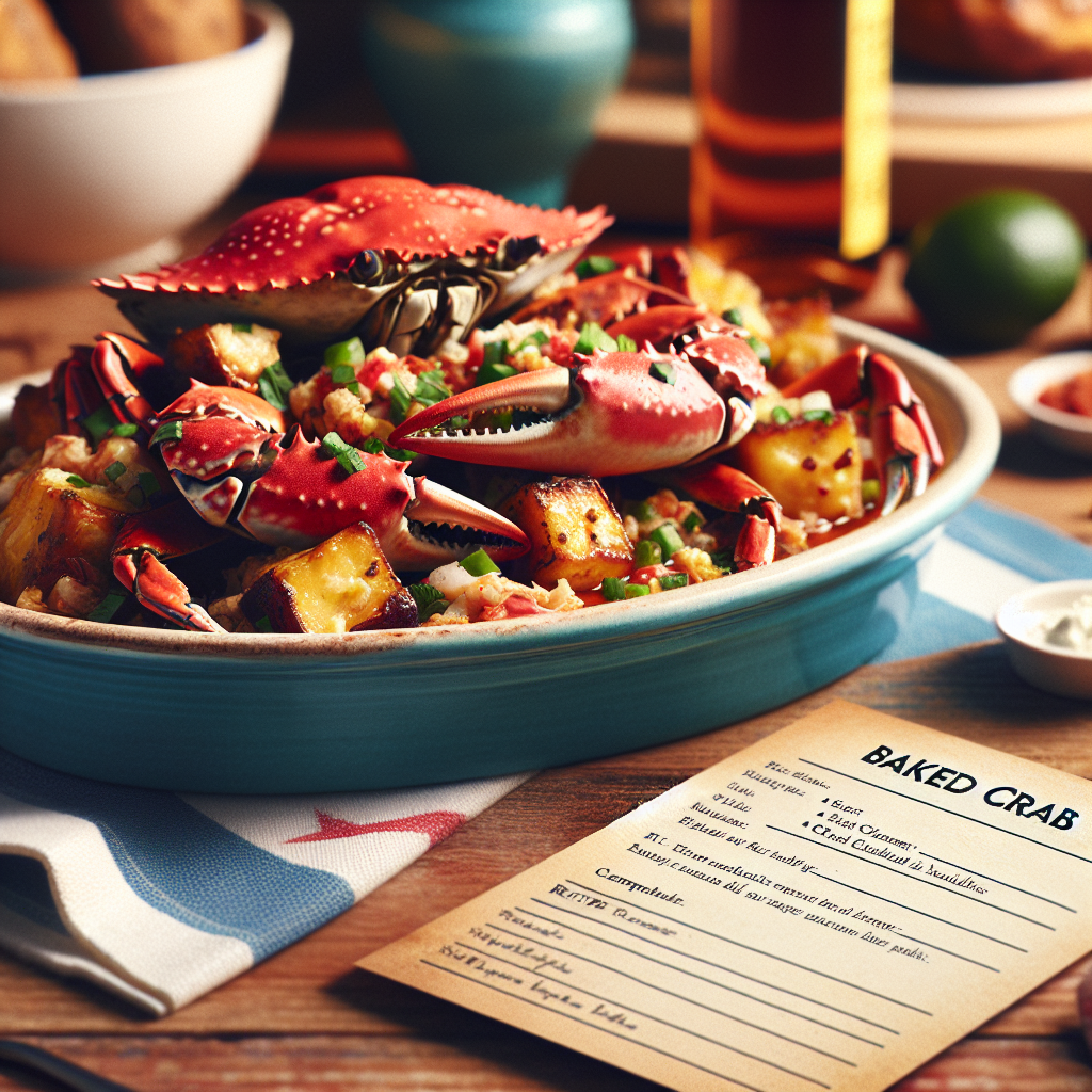 Nationalgericht Bahamas: Baked Crab (Rezept)