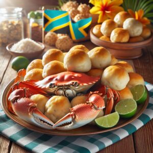 Nationalgericht Bahamas: Crab and Dough (Rezept)