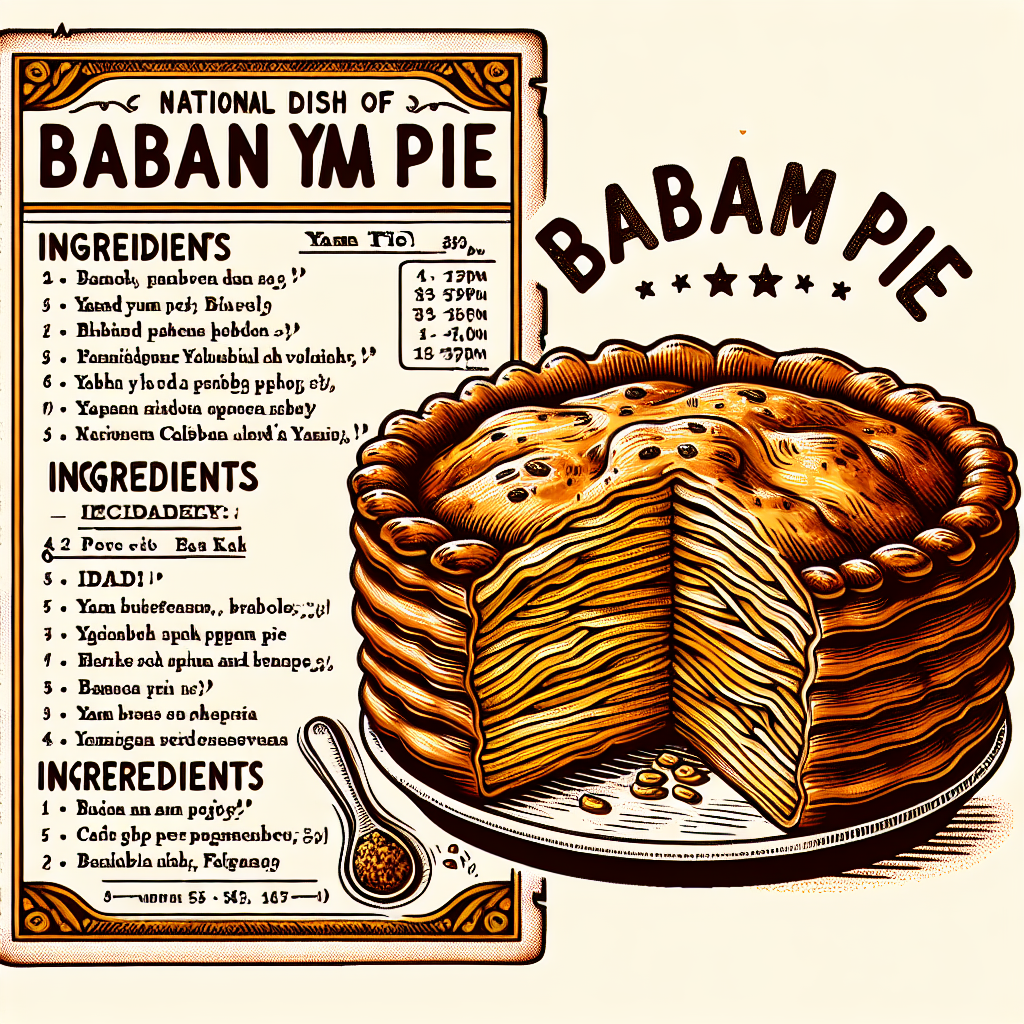 Nationalgericht Barbados: Bajan Yam Pie (Rezept)