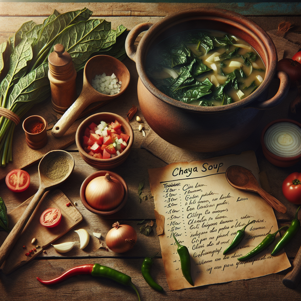 Nationalgericht Belize: Chaya Soup (Rezept)