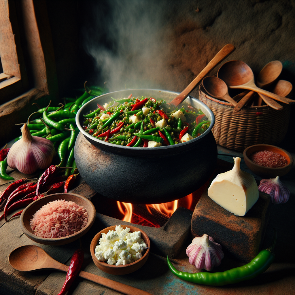 Nationalgericht Bhutan: Mentsu (Rezept)