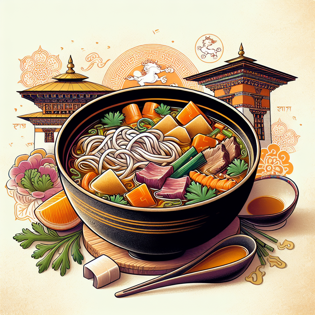 Nationalgericht Bhutan: Thukpa (Rezept)