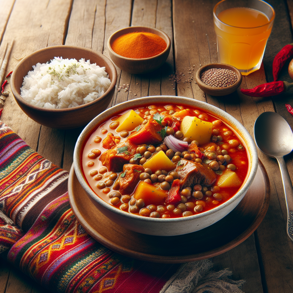 Nationalgericht Bolivien: Ají de Lentejas (Rezept)
