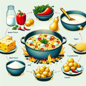 Nationalgericht Bolivien: Ají de Queso (Rezept)