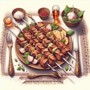 Nationalgericht Bosnien: Janjetina na Ražnju (Rezept)