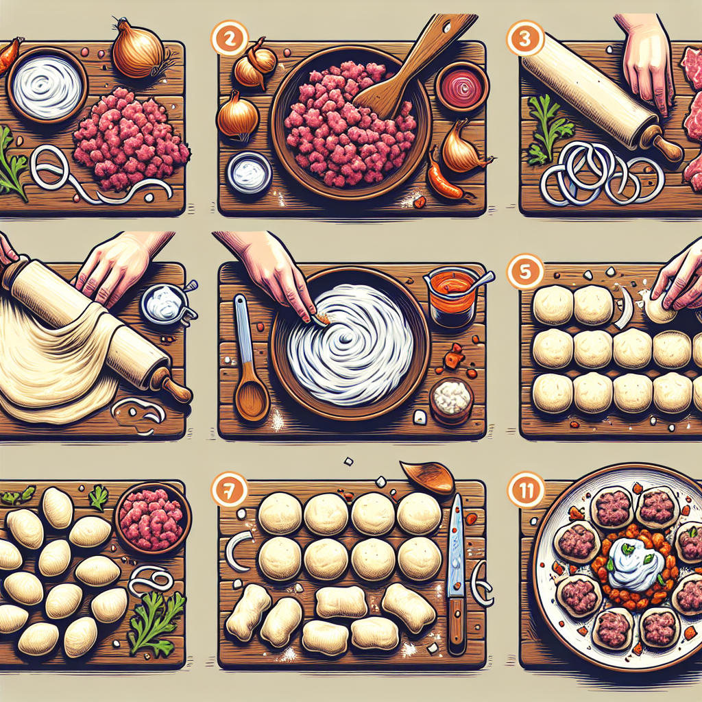 Nationalgericht Bosnien: Klepe (Rezept)