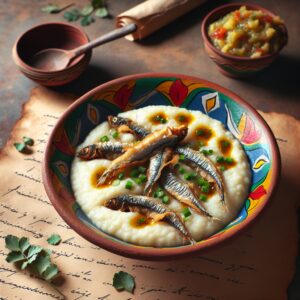 Nationalgericht Botswana: Kapenta with Sadza (Rezept)