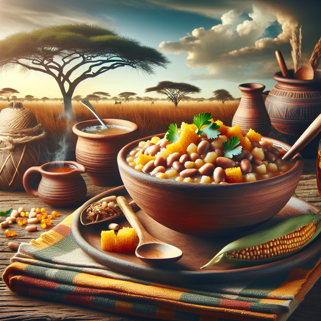 Nationalgericht Botswana: Samp and Beans (Rezept)