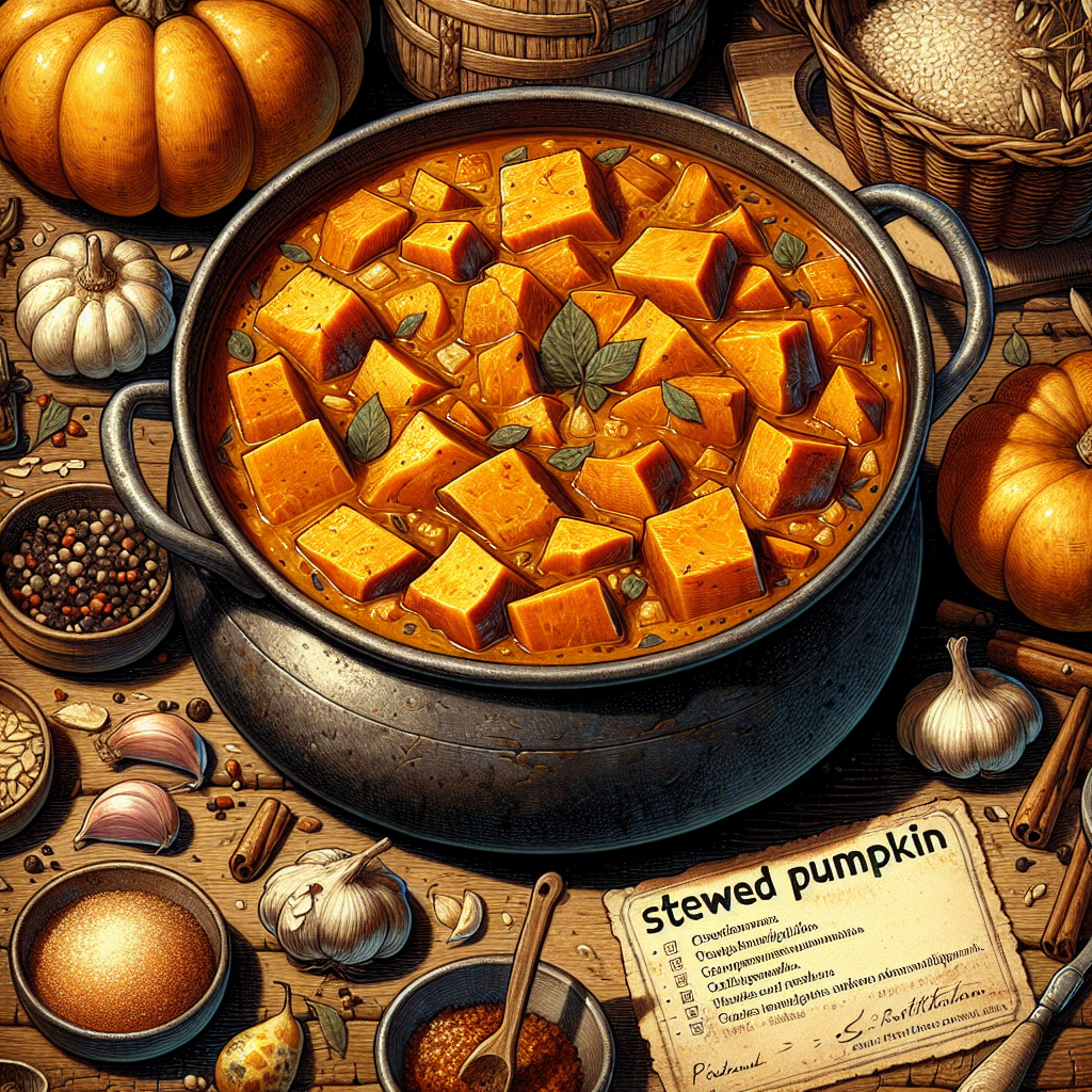 Nationalgericht Botswana: Stewed Pumpkin (Rezept)