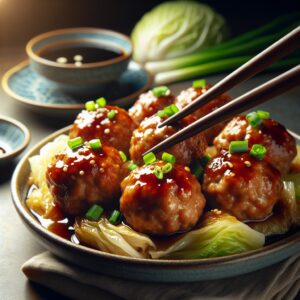 Nationalgericht China: Lion’s Head Meatballs (Rezept)