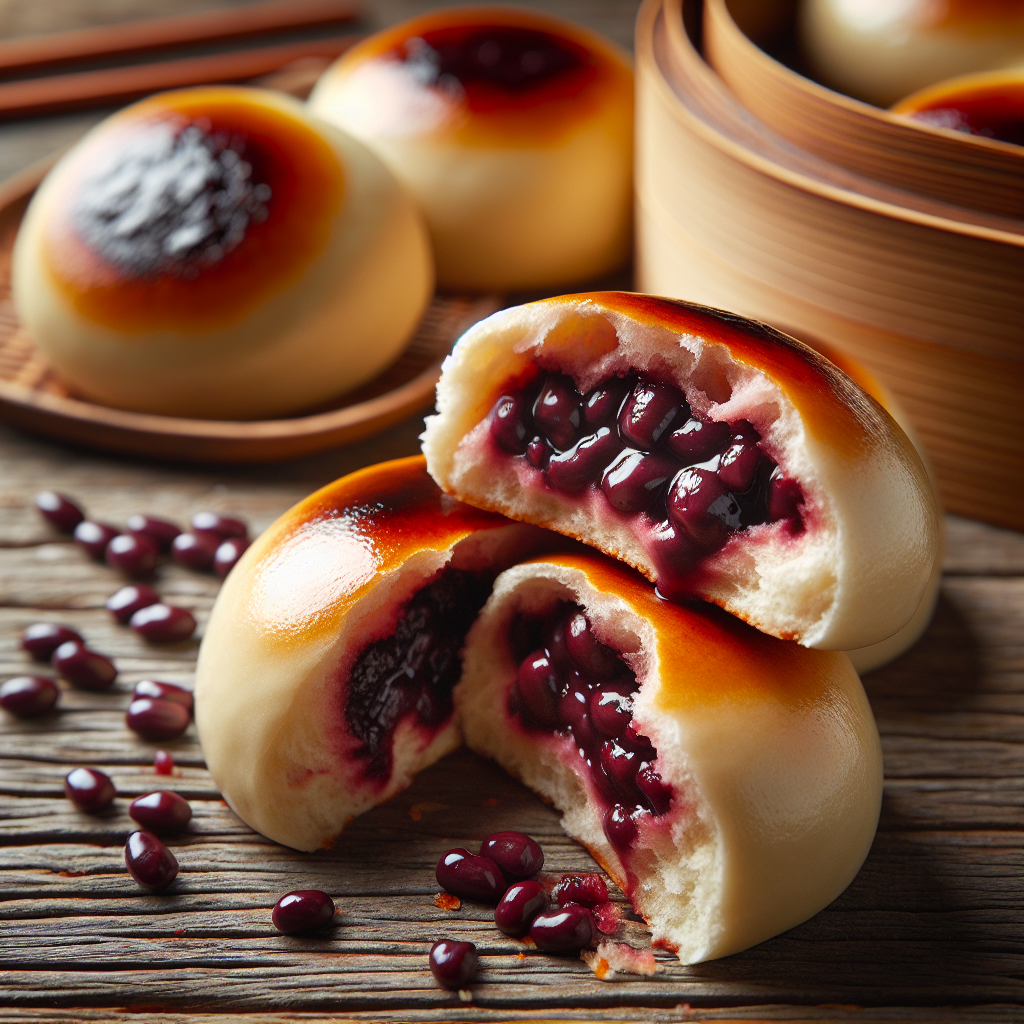 Nationalgericht China: #Red Bean Buns# (Rezept)
