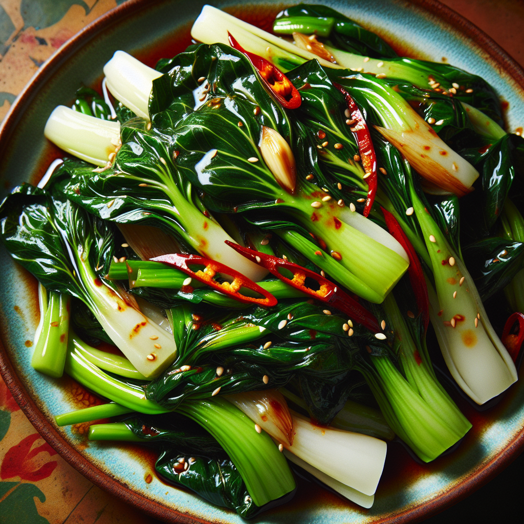 Nationalgericht China: Stir-Fried Bok Choy (Rezept)