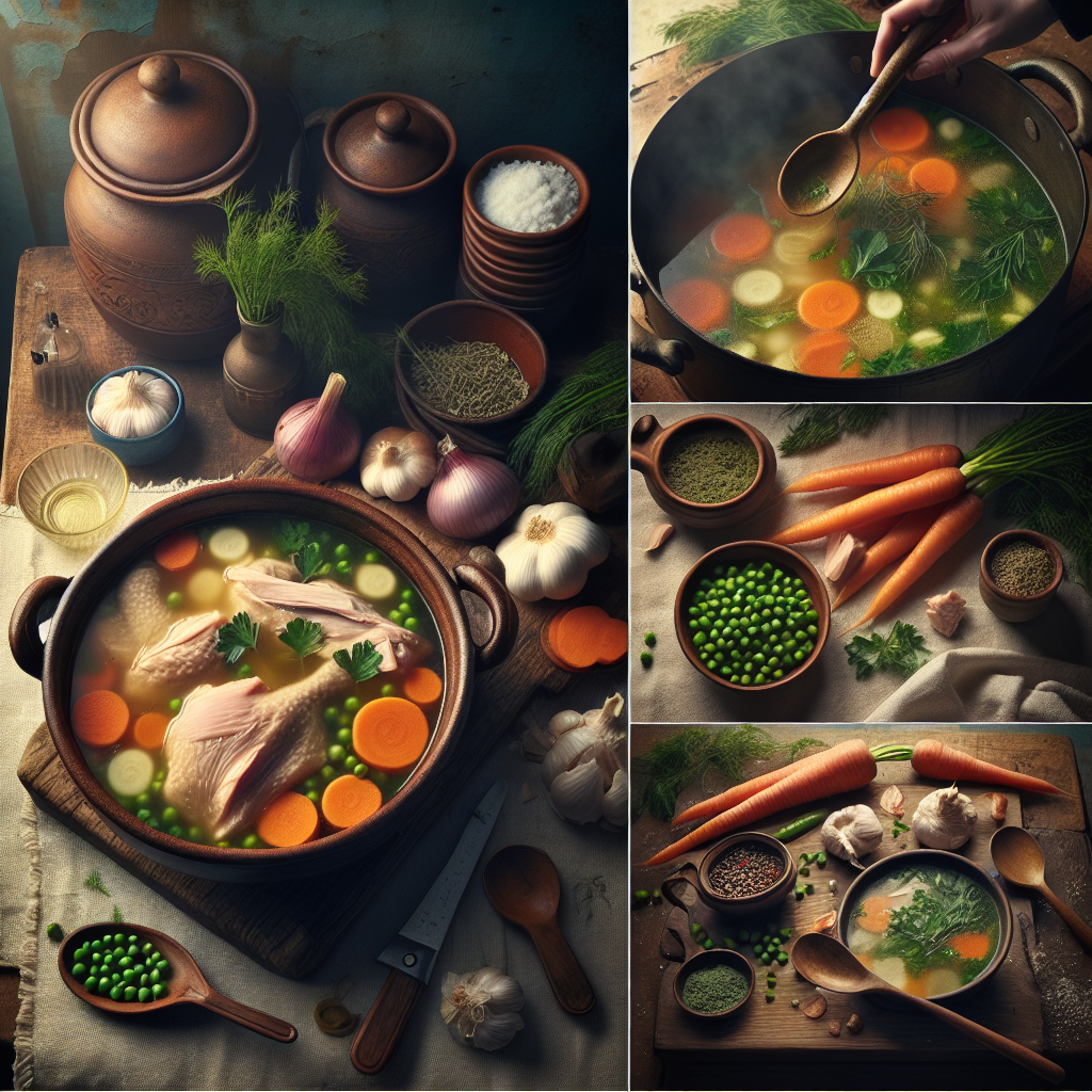Nationalgericht Dänemark: #Hønsekødssuppe# (Rezept)