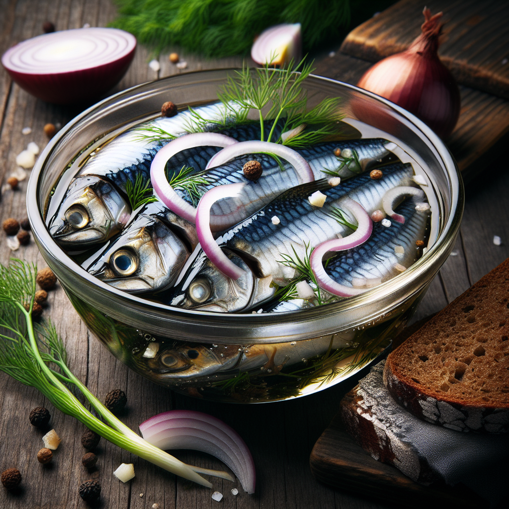 Nationalgericht Dänemark: #Marinerede sild# (Rezept)