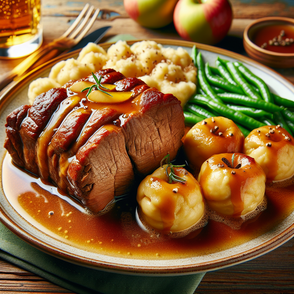 Nationalgericht Deutschland: #Apfelweinbraten# (Rezept)