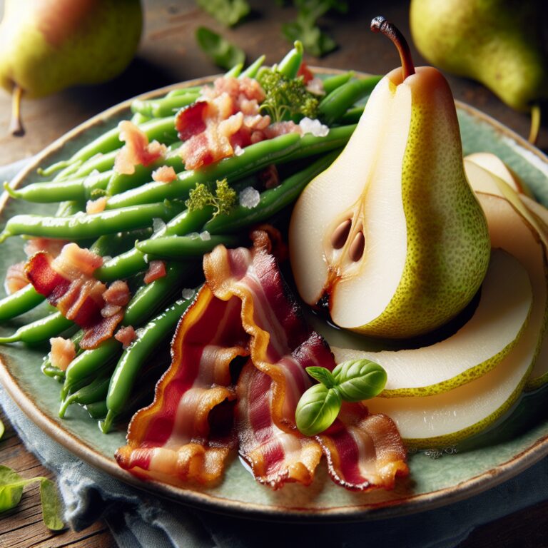 Nationalgericht Deutschland: Norddeutscher Birnen, Bohnen und Speck ...
