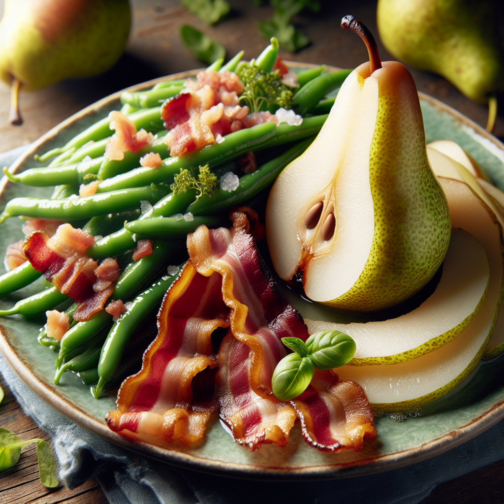 Nationalgericht Deutschland: #Birnen, Bohnen und Speck# (Rezept)