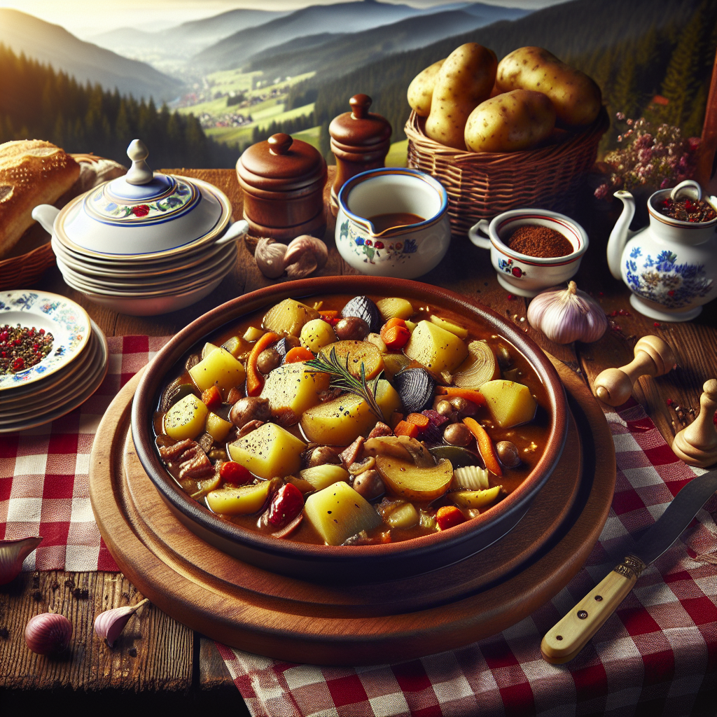 Nationalgericht Deutschland: #Kartoffelgulasch# (Rezept)