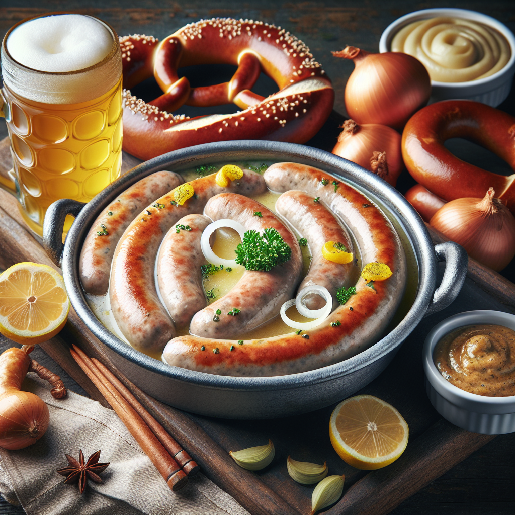 Nationalgericht Deutschland: Münchner Weißwurst (Rezept)