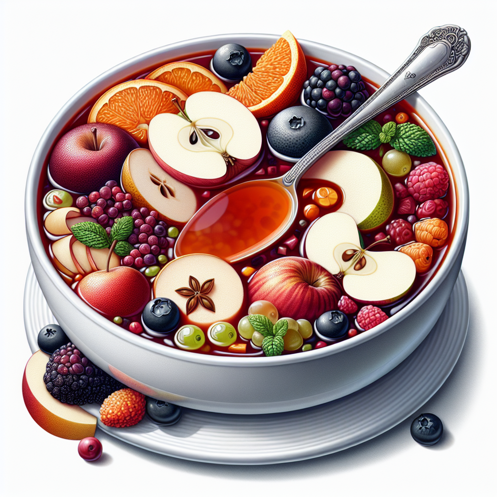 Nationalgericht Deutschland: #Obstsuppe# (Rezept)