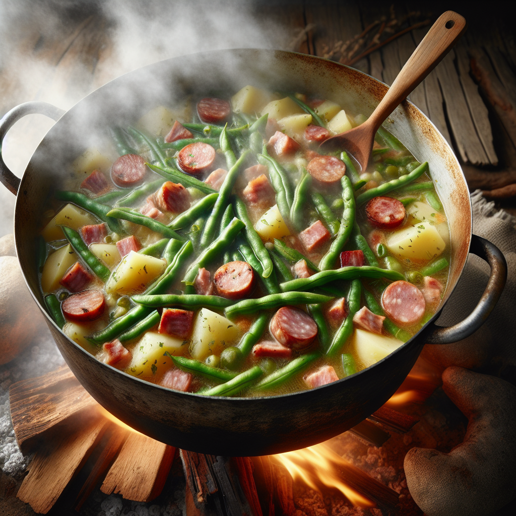 Nationalgericht Deutschland: #Schnippelbohneneintopf# (Rezept)
